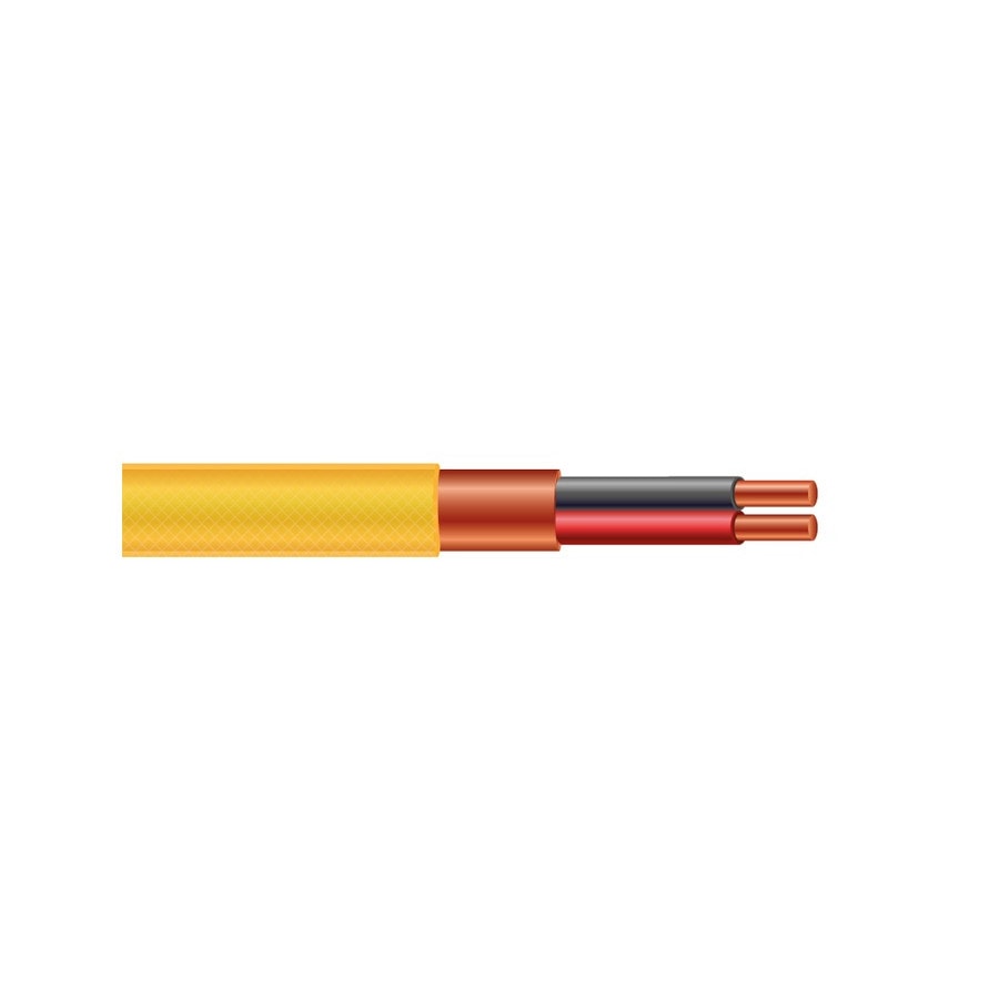 KTech Professional OFC Screened Microphone Cable · 2X24 OFC — Mod. 101018 · Yellow / Clear Jacket · Reel 100m