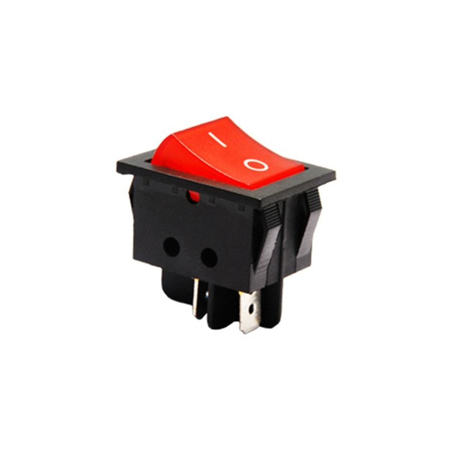 KTech SW-144 Illuminated — 4 Pins 2P-1T On, · 20A / 125 V AC / 15A / 250 V AC
