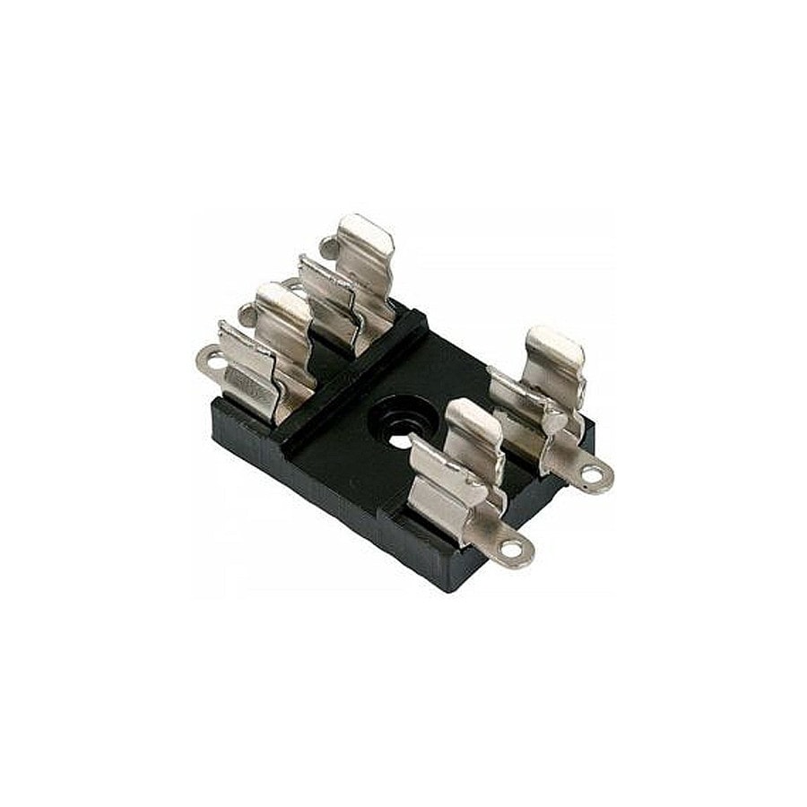 KTech Panel/Chassis Fuse Holder — 6.3×32mm 3AG · Dual Chassis Mount