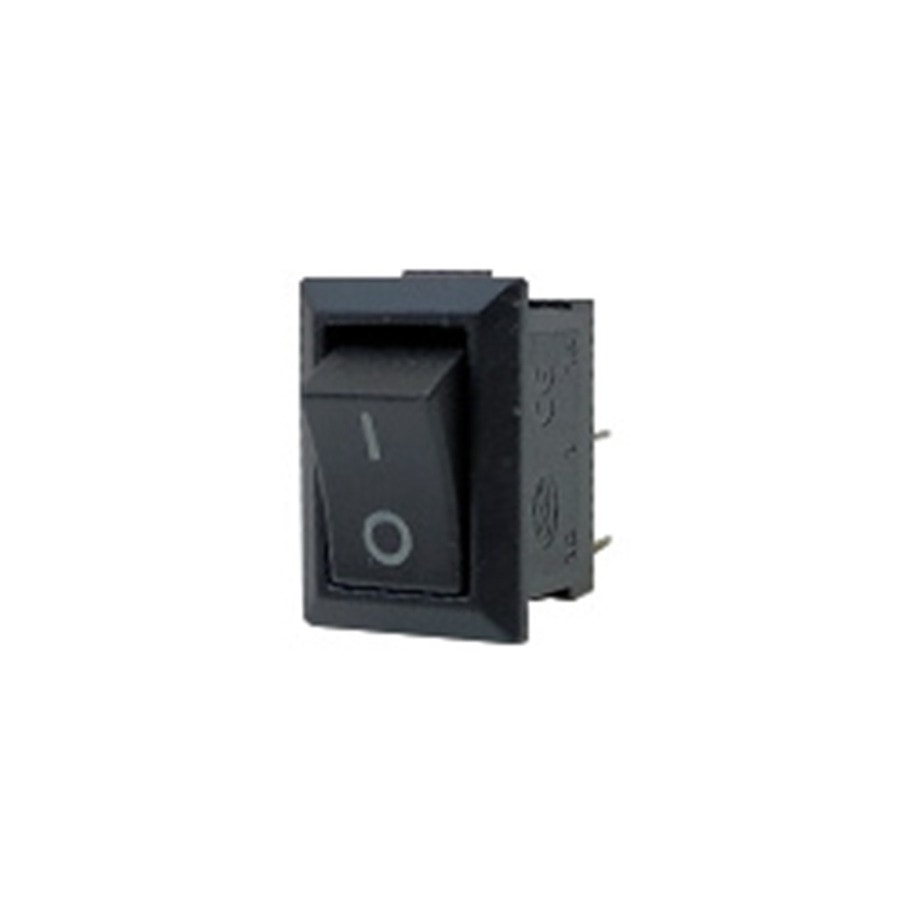 KTech Panel-Mount Rocker Switch — 1P-1T · 3A 250V / 6A 125V · Mini