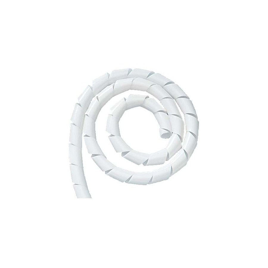 KTech Flexible Spiral Cable Wrap — White · Pack of 10m