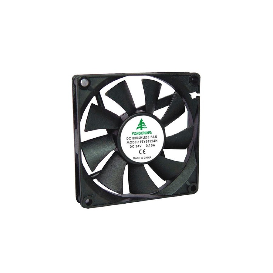 KTech FSY81S12H — 80x80x15mm · C3/CABLES · 12V