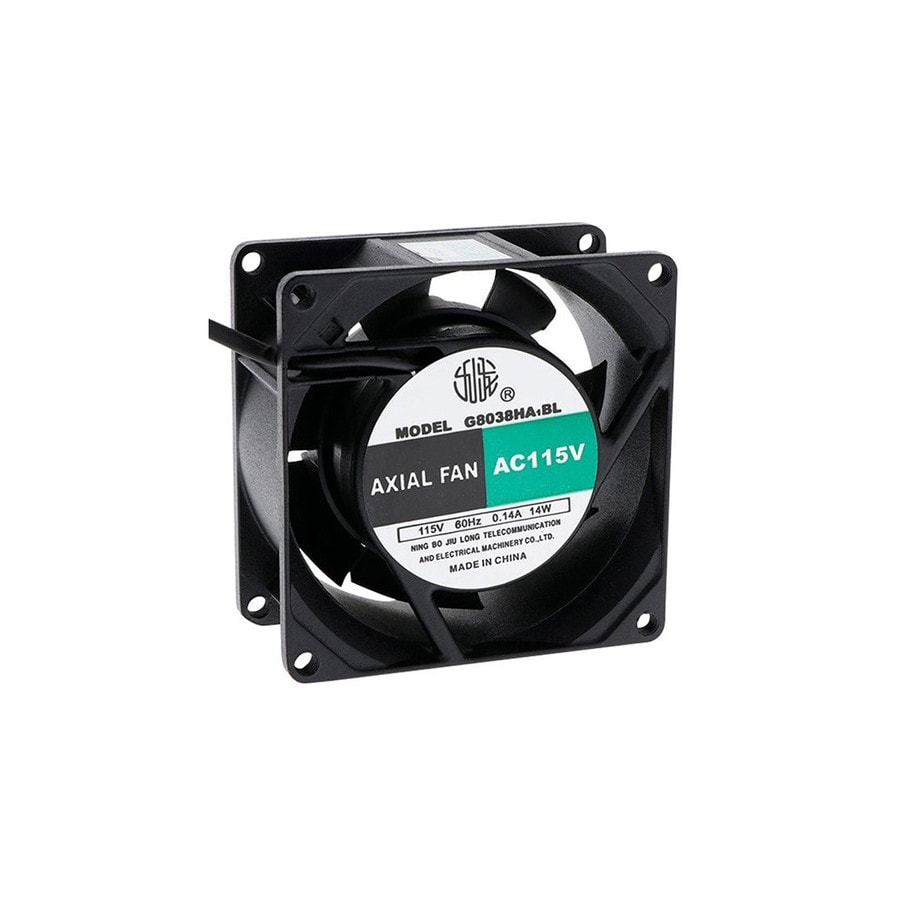 KTech G8038HA1BL-7P — 80x80x38mm · 115 VAC