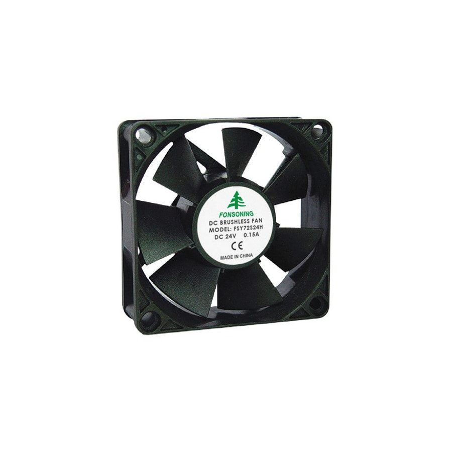 KTech FSY72S24H — 70x70x25 mm · C3/CABLES · 24V