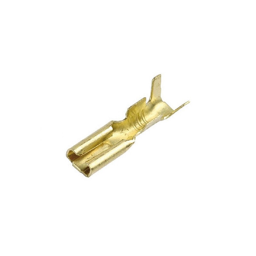 KTech Uninsulated Brass Faston Quick-Disconnect Terminal — Uninsulated Female Quick-Disconnect 1/8″ · AWG 22-18 AWG.