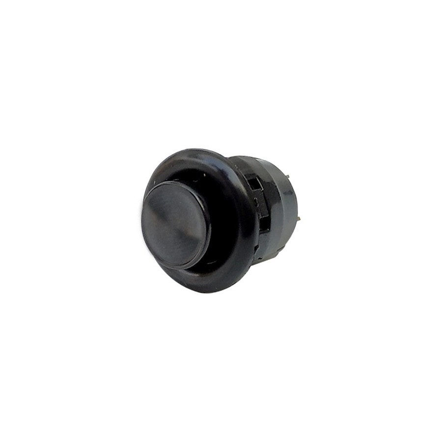 KTech Round Panel Rocker/Push Switch — 1A 250V · Black