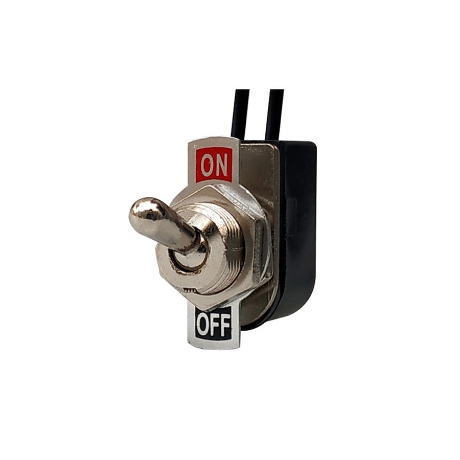 KTech Heavy-Duty Metal Toggle Switch — 1P-1T ON-OFF · 3A 250V / 6A 125V