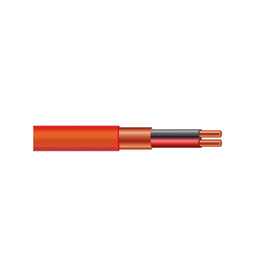 KTech Professional OFC Screened Microphone Cable · 2X24 OFC — Mod. 101018 · Red / Clear Jacket · Reel 100m