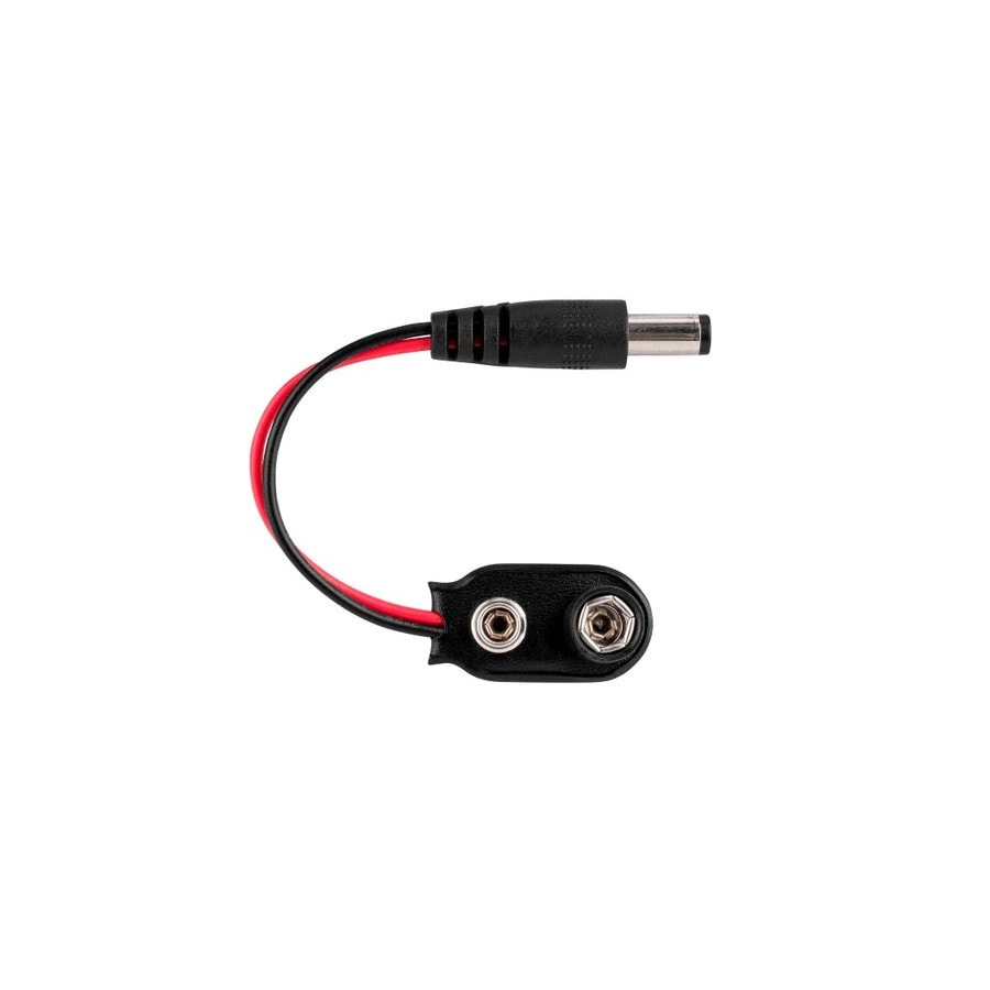 KTech 9V PP3 Battery Snap Connector Lead — with connector · for CD · 9V