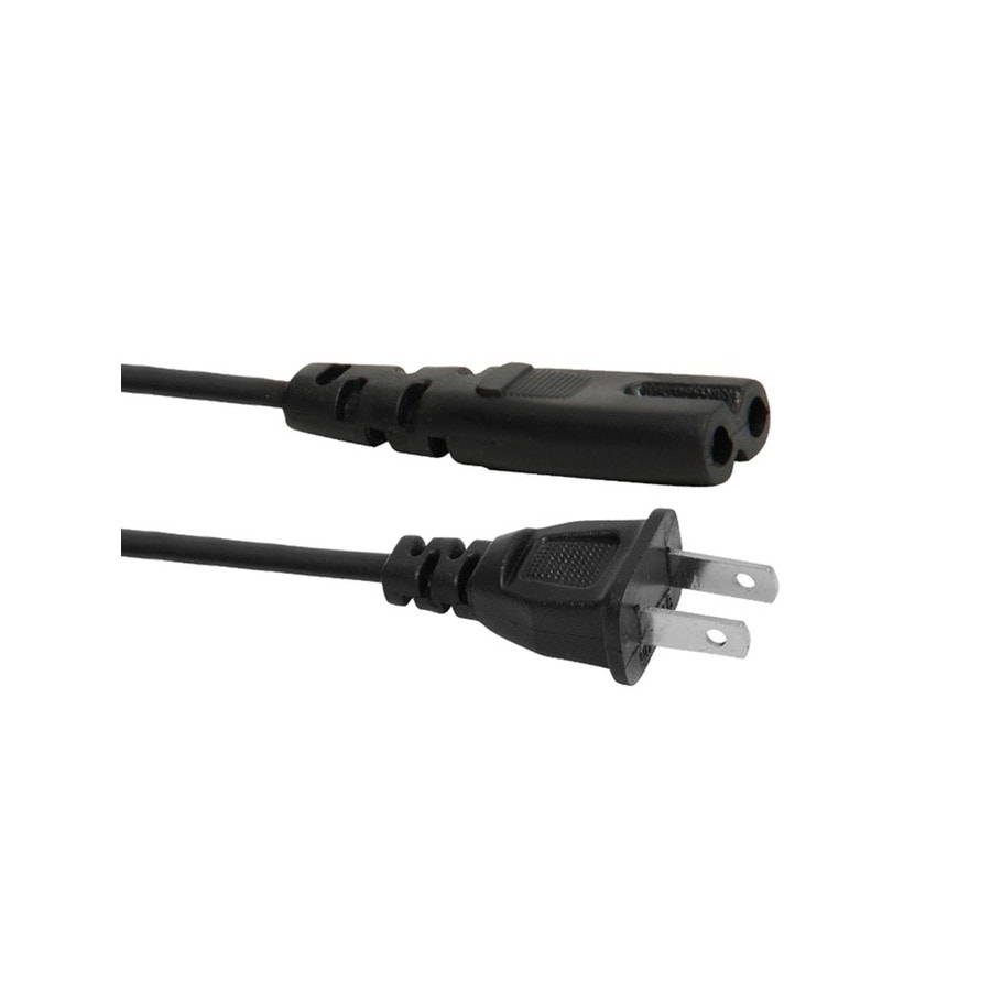KTech Figure-8 IEC C7 Mains Power Lead 2m — Mod. 107505 · Black · Pack 50 pcs.