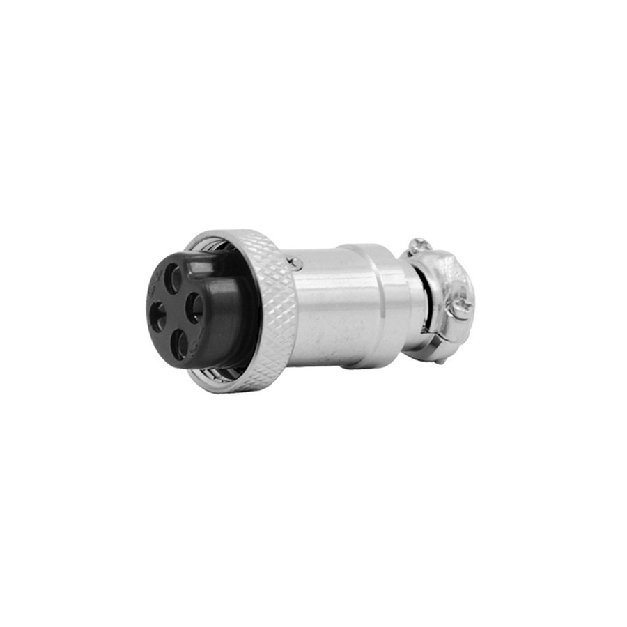 KTech Multi-Pole Polarised Wire-to-Wire Connector — 4 Ways · Female