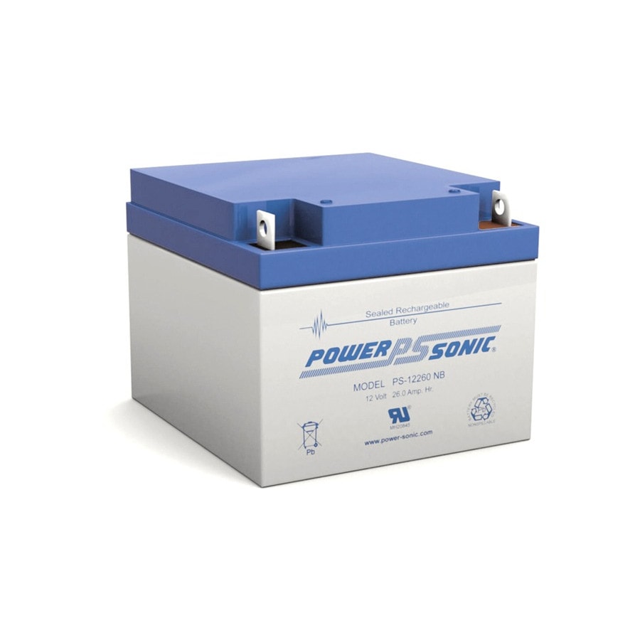 KTech PS-12260-NB — Nominal Voltage: 12V · Nominal Capacity: 26Ah · Standard Terminal: NB2