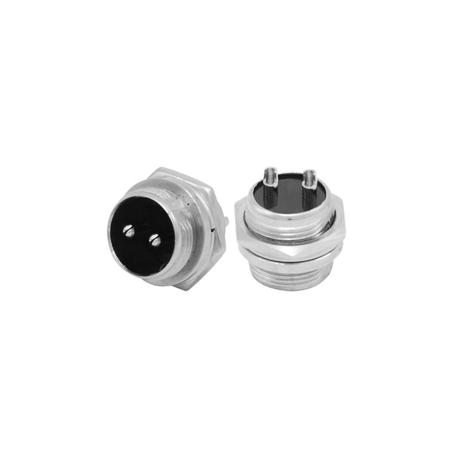 KTech Multi-Pole Polarised Wire-to-Wire Connector — 2 Ways · Male