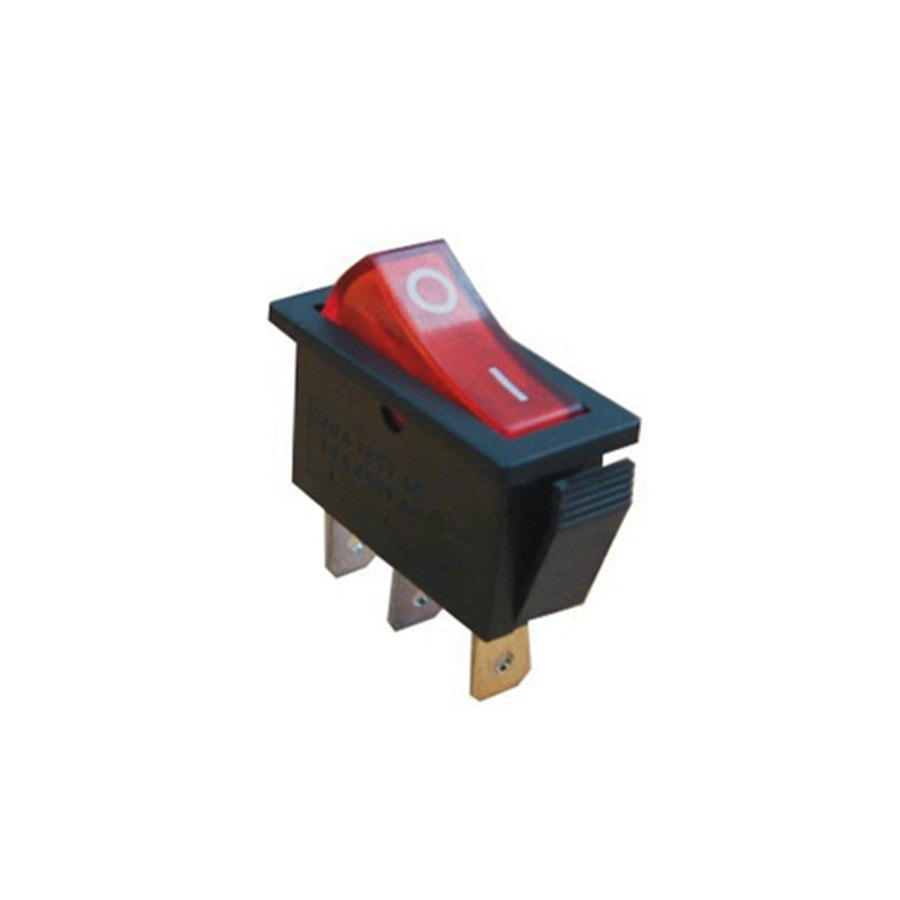 KTech SW-162 Illuminated — 3-pin 1P-1T On · 20A / 125 V AC / 15A / 250 V AC