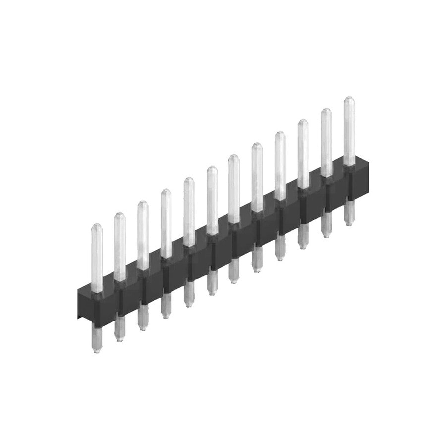 KTech 2.54mm Pitch Straight Pin Header Strip — 1×40 Pins · 2.54mm.