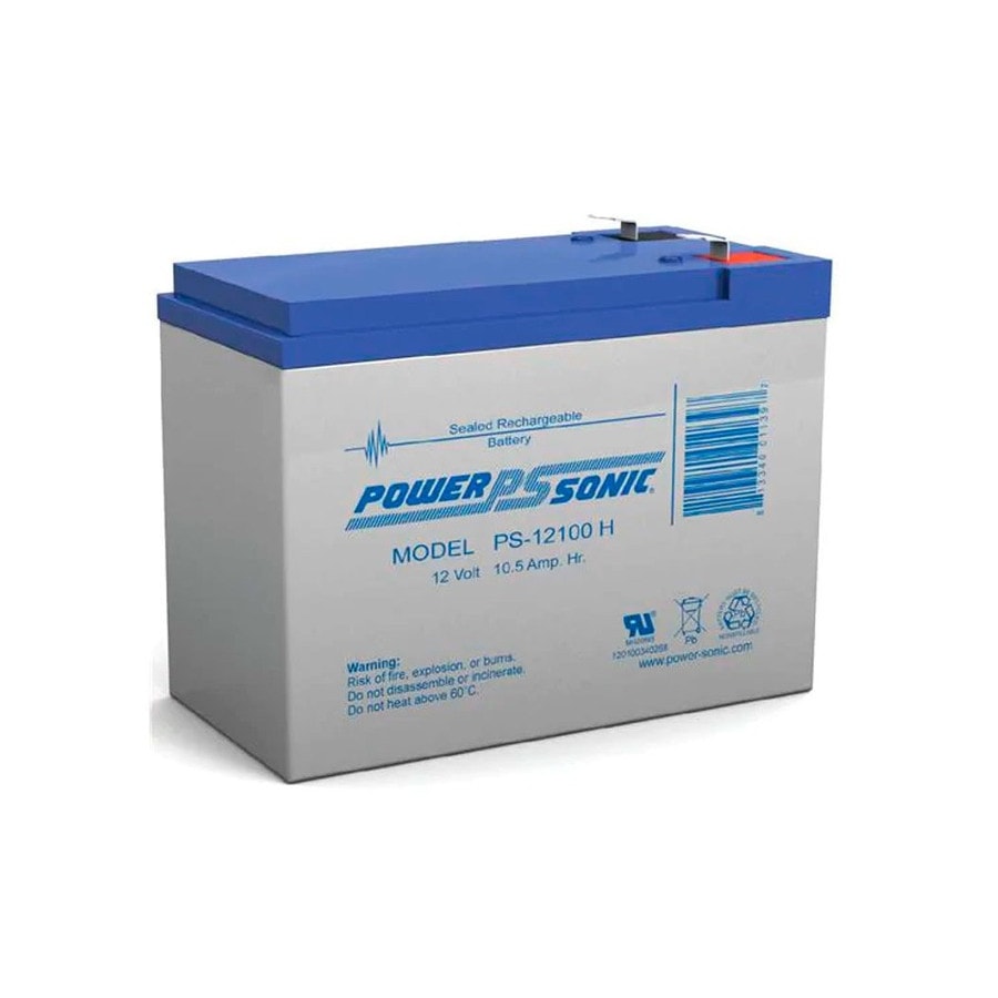 KTech PS-12100H-F2 — Nominal Voltage: 12V · Nominal Capacity: 10.5Ah · Standard Terminal: F2