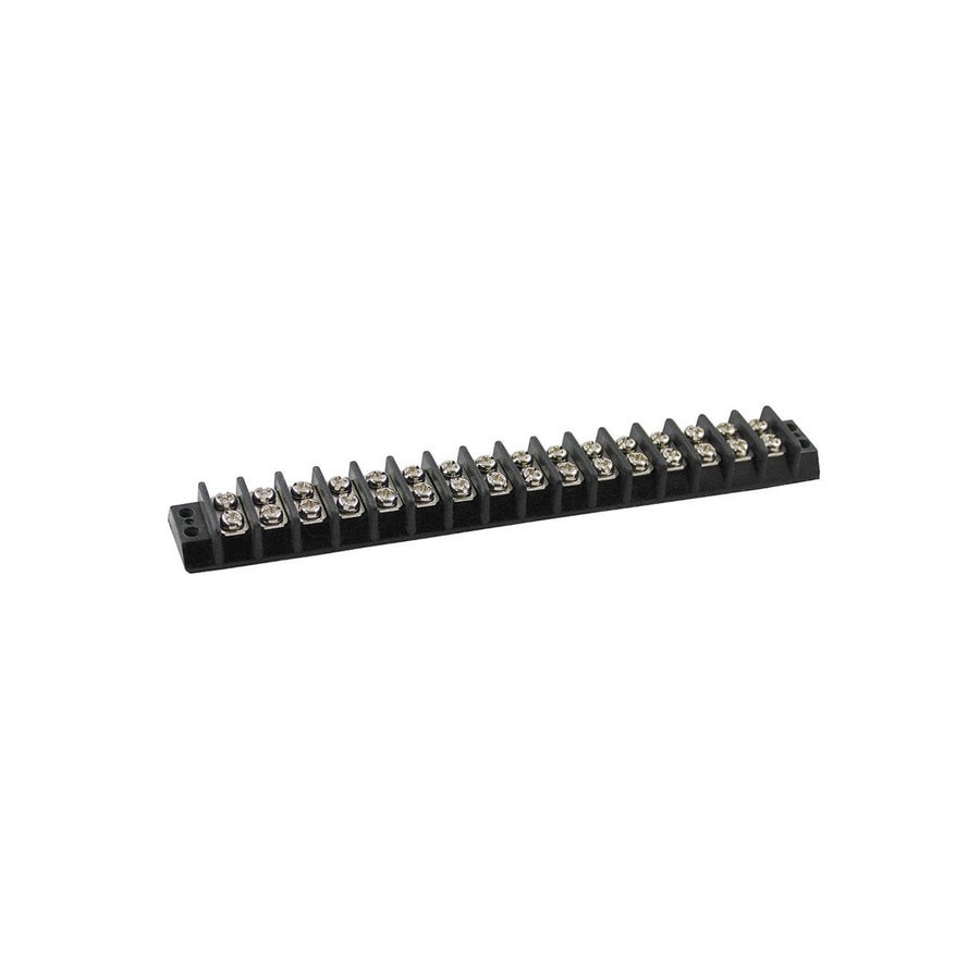 KTech Heavy-Duty Barrier Terminal Strip Series 601 (20 Amp · 16 Poles) — 601-FT · 16 Poles · 20 Amp · 14 AWG · 1100VAC · 188.9 x 196.8 m