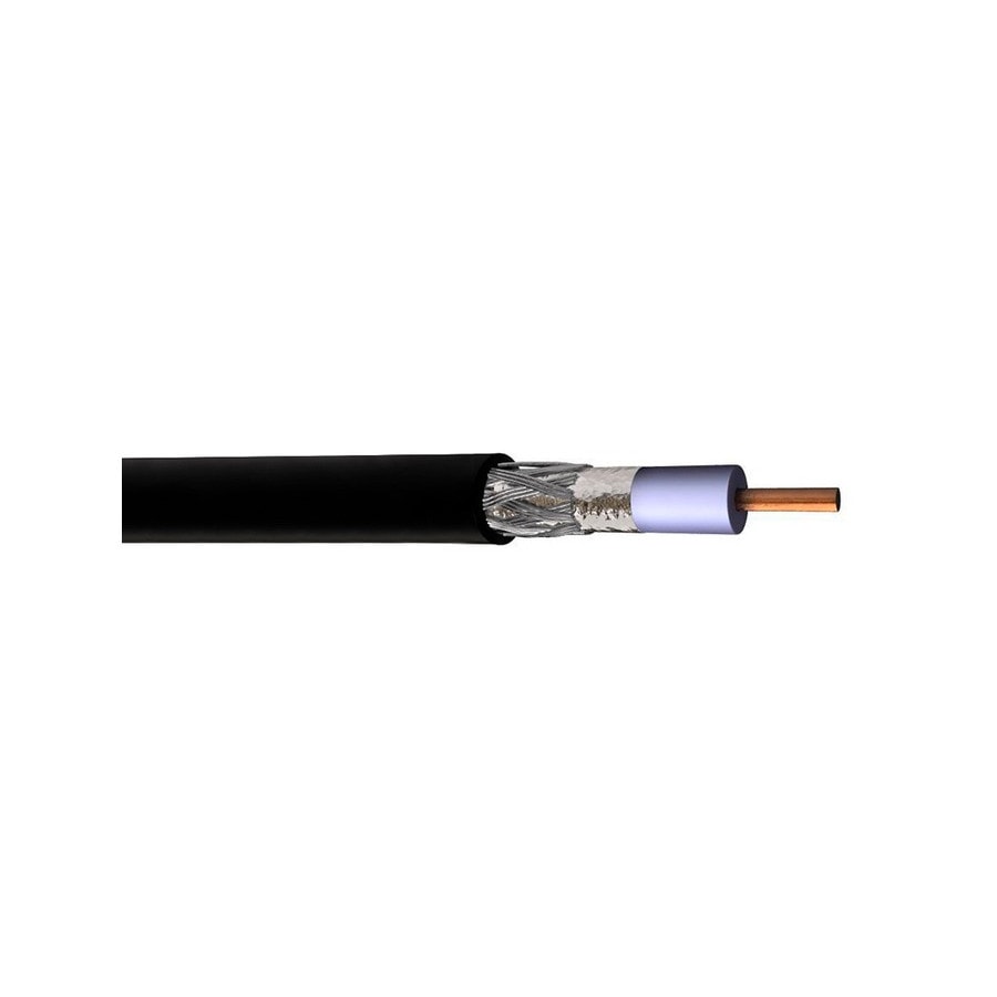 KTech Cable Micro-Coaxial · 26 AWG CECBV 75-2B TX — Mod. OT33 · Black · Reel 305 m