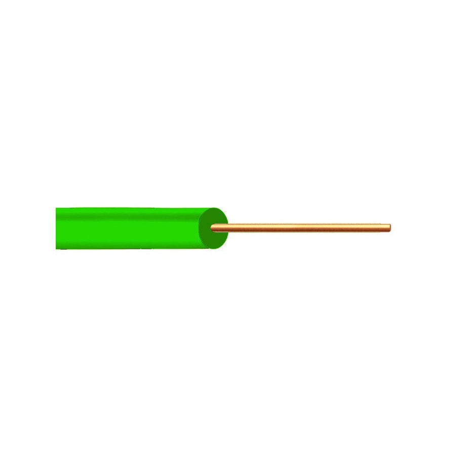 KTech Single-Core Tinned Copper Hook-Up Wire · 24 AWG — Mod. A852 · Green · Reel 500m