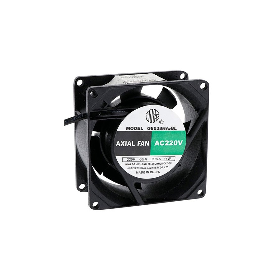 KTech G8038HA2BL-7P — 80x80x38mm · 220 VAC