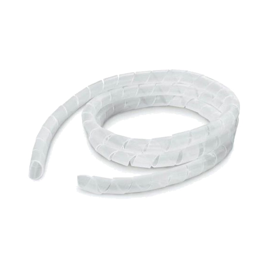 KTech Flexible Spiral Cable Wrap — Clear · Pack of 10m