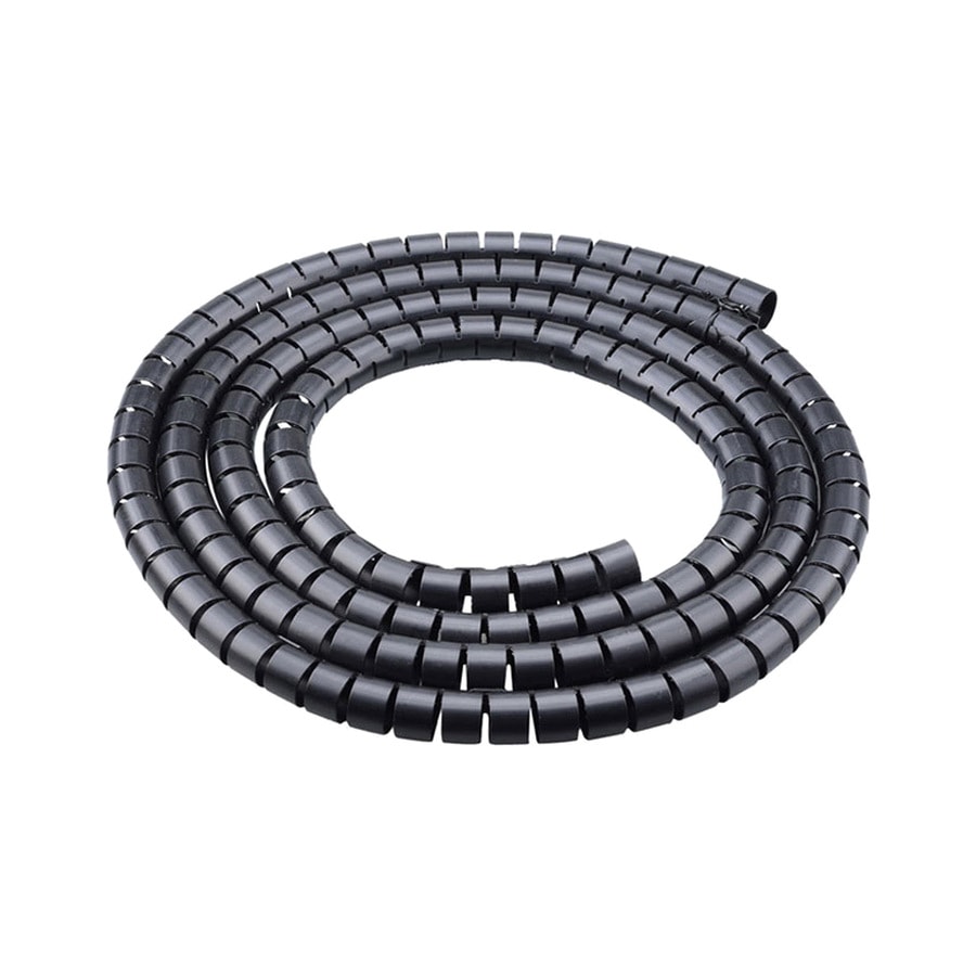 KTech Flexible Spiral Cable Wrap — Black · Pack of 10m