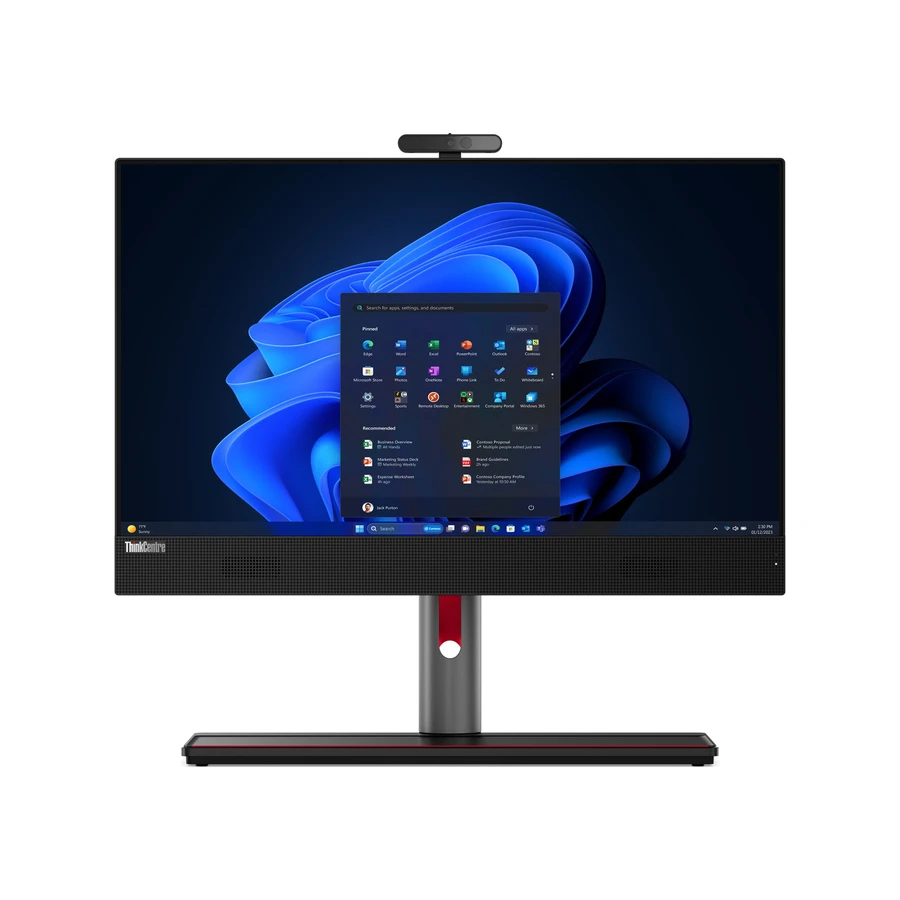 Lenovo ThinkCentre M90a Gen 5 Intel® Core™ i5 i5-14500 60.5 cm (23.8") 1920 x 1080 pixels All-in-One PC 16 GB DDR5-SDRAM 512 GB SSD Windows 11 Pro Wi-Fi 6E (802.11ax) Black
