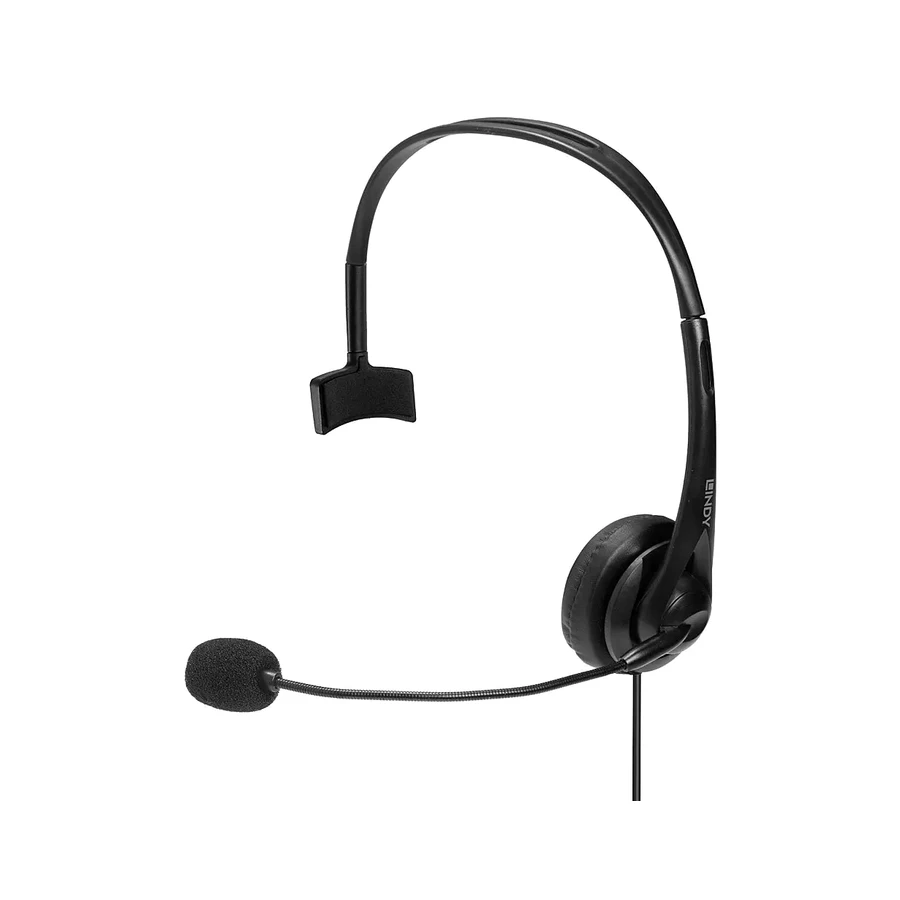 Lindy 3.5mm and USB Type C Monaural Headset (20433), product photo