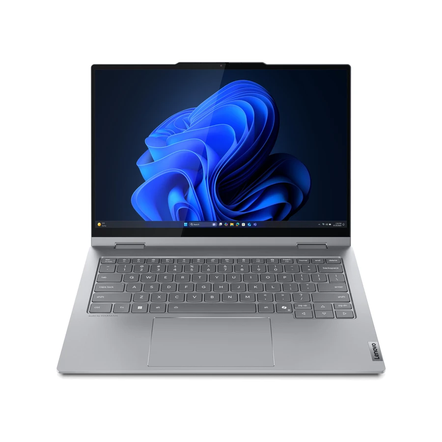 Lenovo ThinkBook 14 2-in-1 G5 IAU Intel Core Ultra 5 225U Hybrid (2-in-1) 35.6 cm (14") Touchscreen WUXGA 16 GB DDR5-SDRAM 512 GB SSD Wi-Fi 6E (802.11ax) Windows 11 Pro Grey UK English