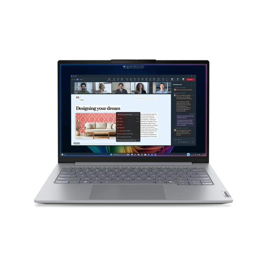 Lenovo ThinkBook 14 G9 IPL Copilot+ PC Intel Core Ultra 5 325 Laptop 35.6 cm (14") WUXGA 16 GB DDR5-SDRAM 512 GB SSD Wi-Fi 7 (802.11be) Windows 11 Pro Grey English