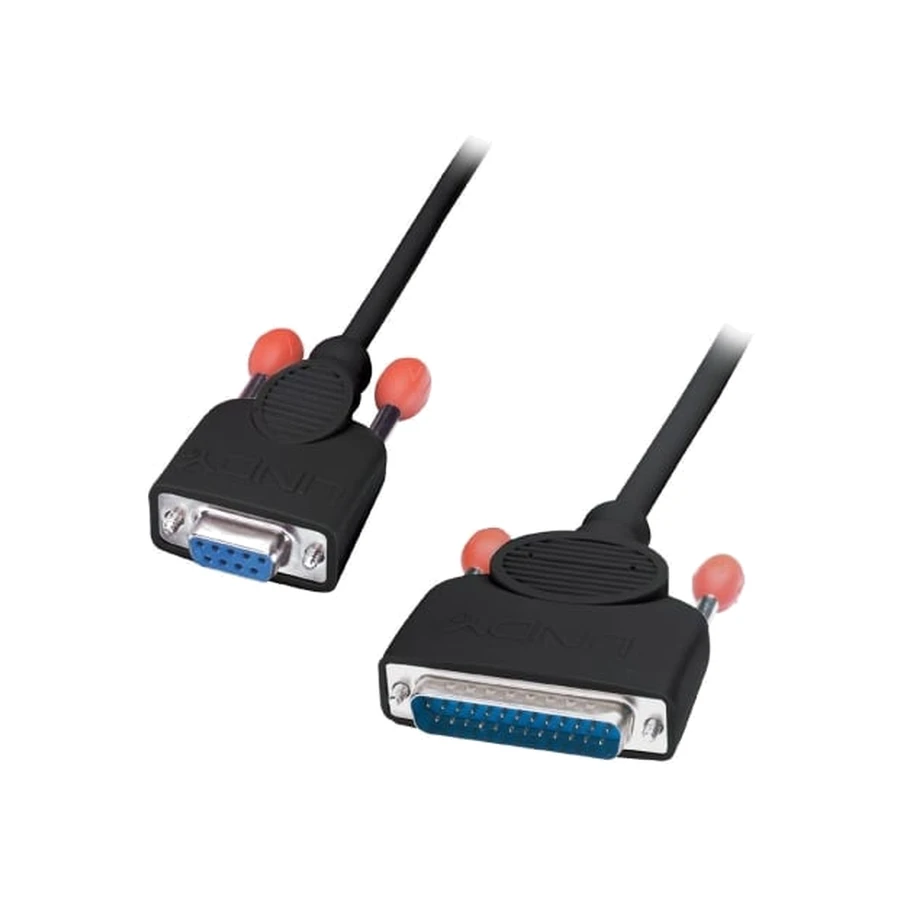 Lindy 2m PC Serial Printer Cable (9DF/25DM)