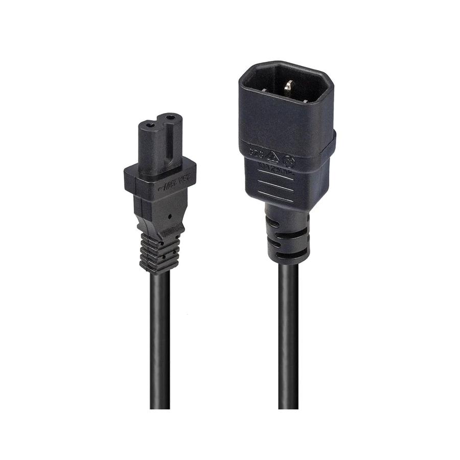 Lindy 2m IEC C14 to IEC C7 (Figure 8) Power Cable