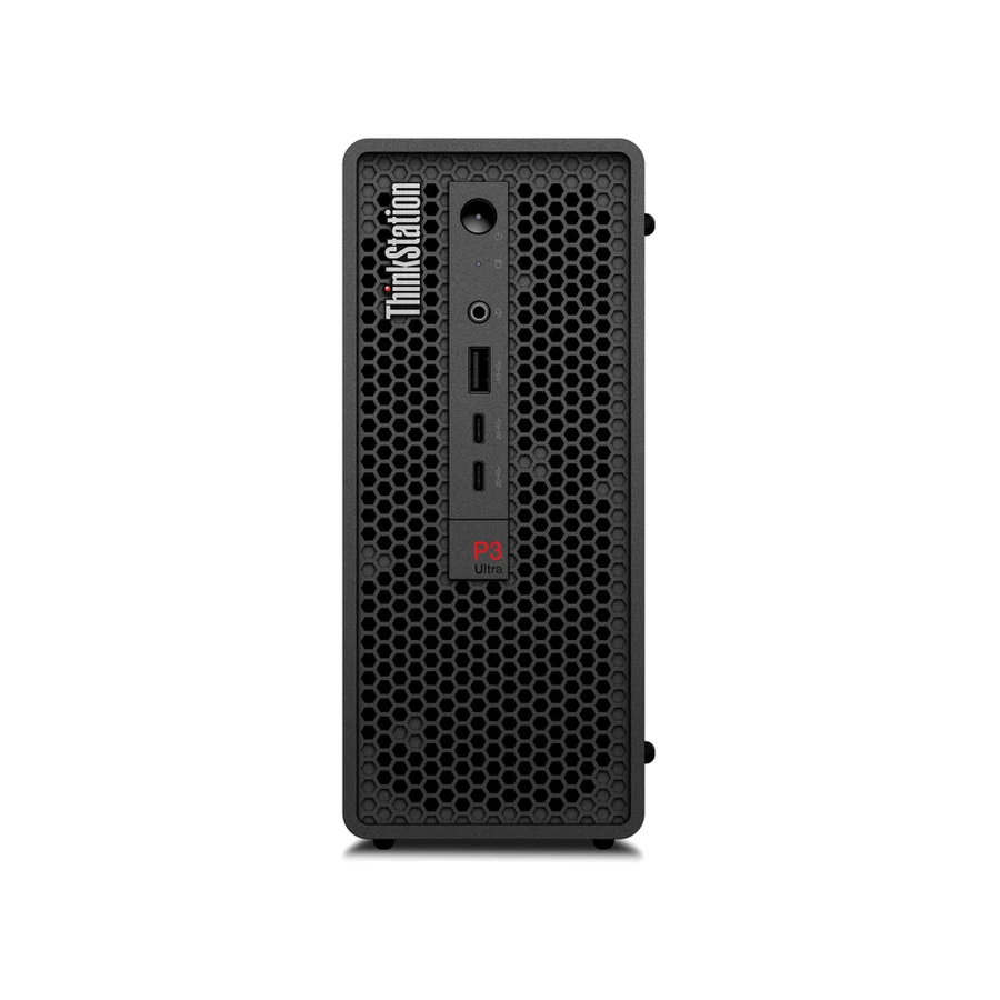 Lenovo ThinkStation P3 Ultra SFF Gen 2 Intel Core Ultra 7 265 32 GB DDR5-SDRAM 1 TB SSD NVIDIA RTX A400 Windows 11 Pro Workstation Black