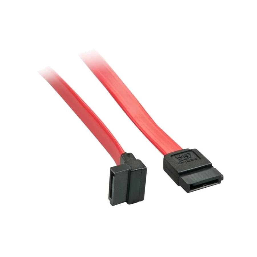 Lindy 0.2m SATA Internal Cable 7 Pin To 90 Deg 7Pin