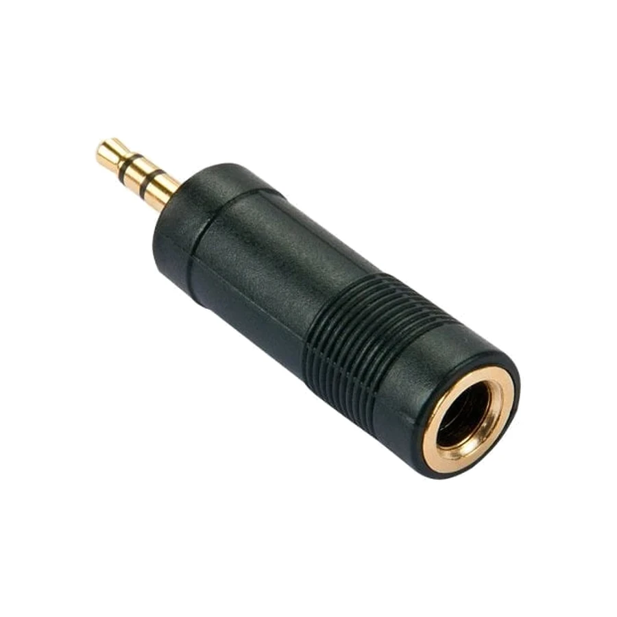 Lindy 3.5mm Stereo Jack Male to 6.3mm Stereo Jack Female Adapter