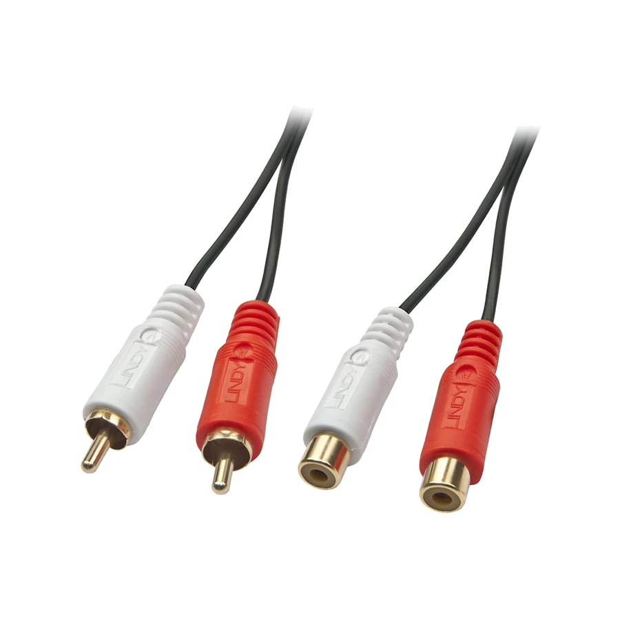 Lindy 3m Premium Phono To Phono Extension Cable