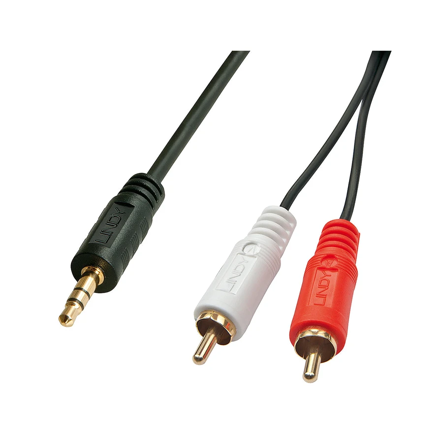 Lindy 5m Premium Phono To 3.5mm Cable