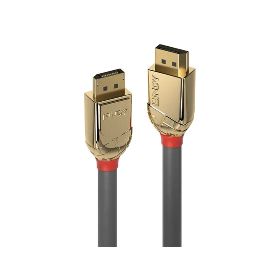 Lindy 7.5m DisplayPort 1.2 Cable, Gold Line