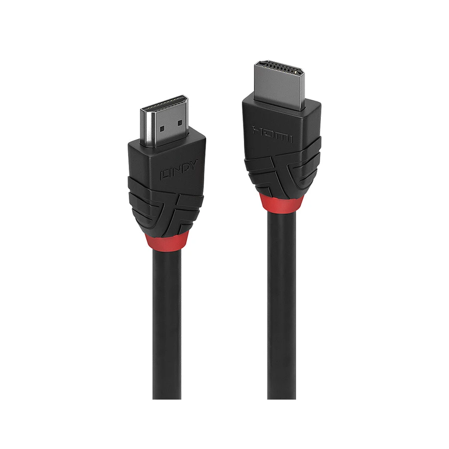 Lindy 10m Standard HDMI cable, Black Line