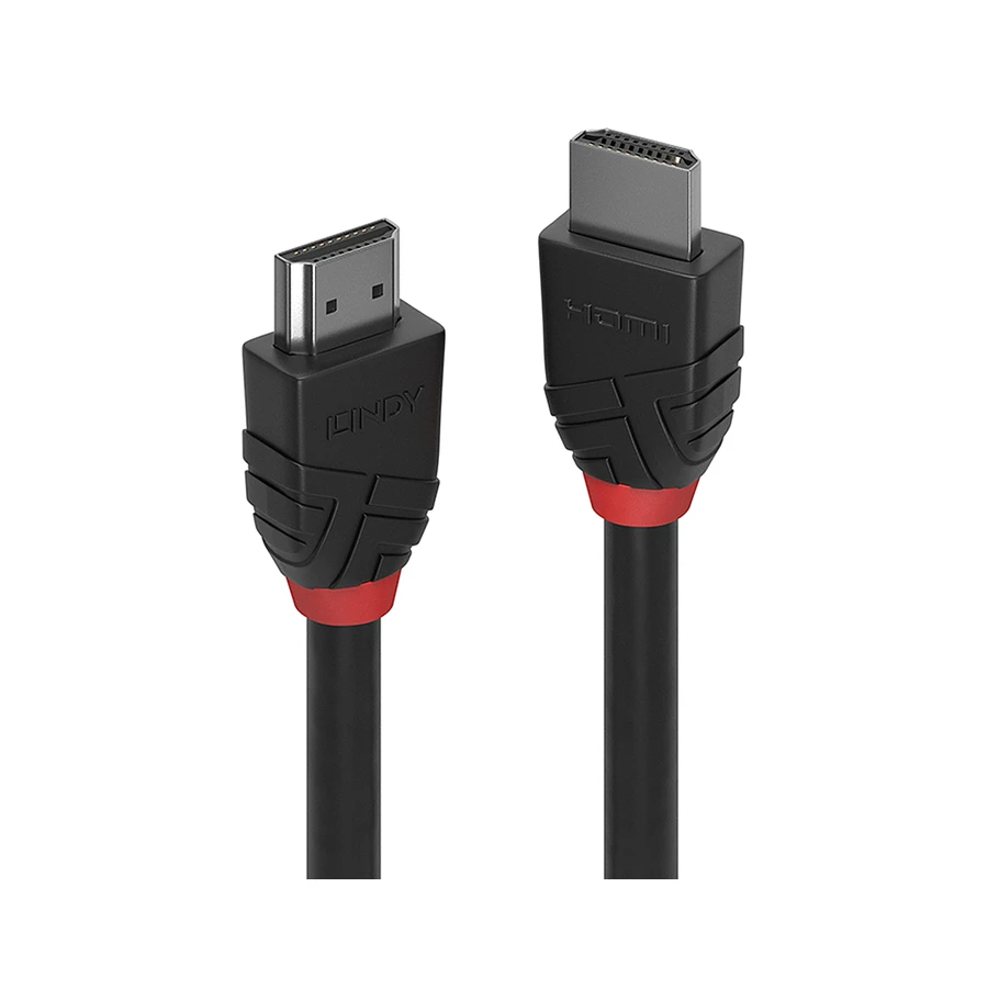 Lindy 1m High Speed HDMI Cable, Black Line