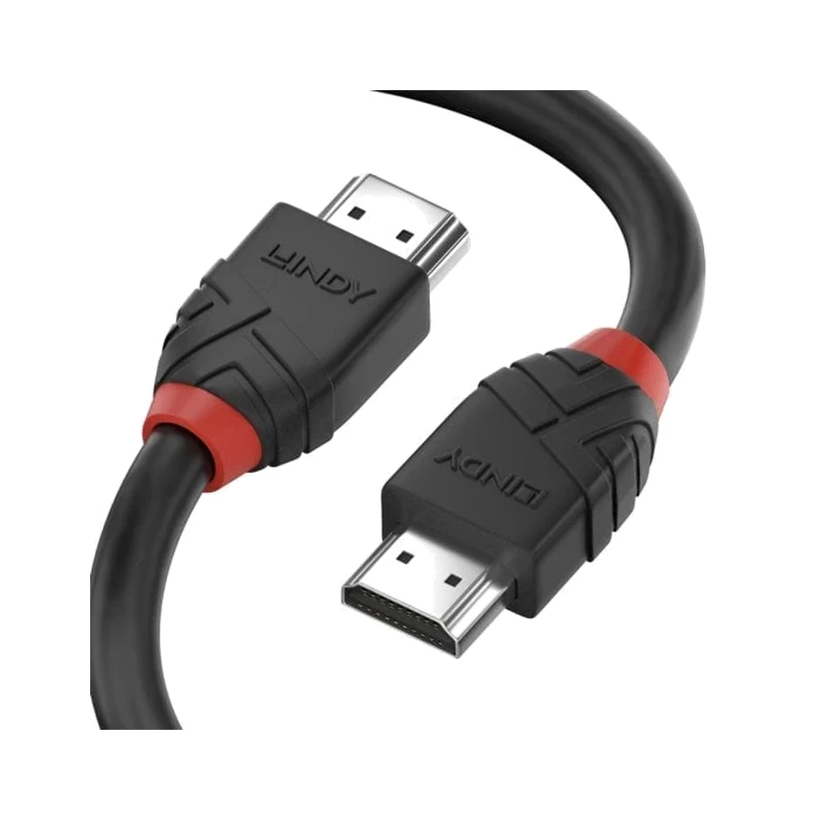 Lindy 5m High Speed HDMI Cable, Black Line