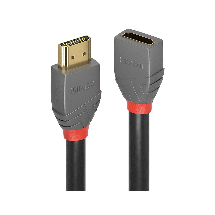 Lindy 1m High Speed HDMI Extension Cable, Anthra Line
