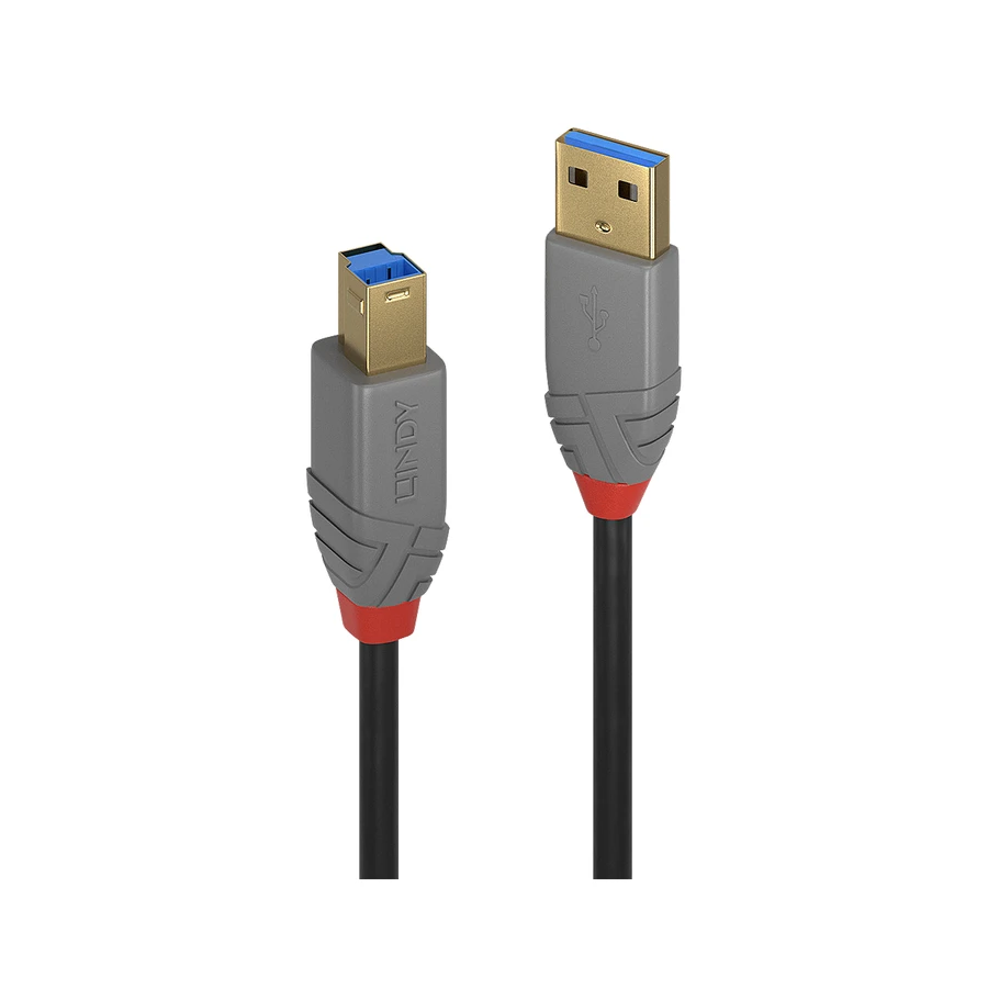 Lindy 3m USB 3.2 Type A to B Cable, 5Gbps (36743), product photo