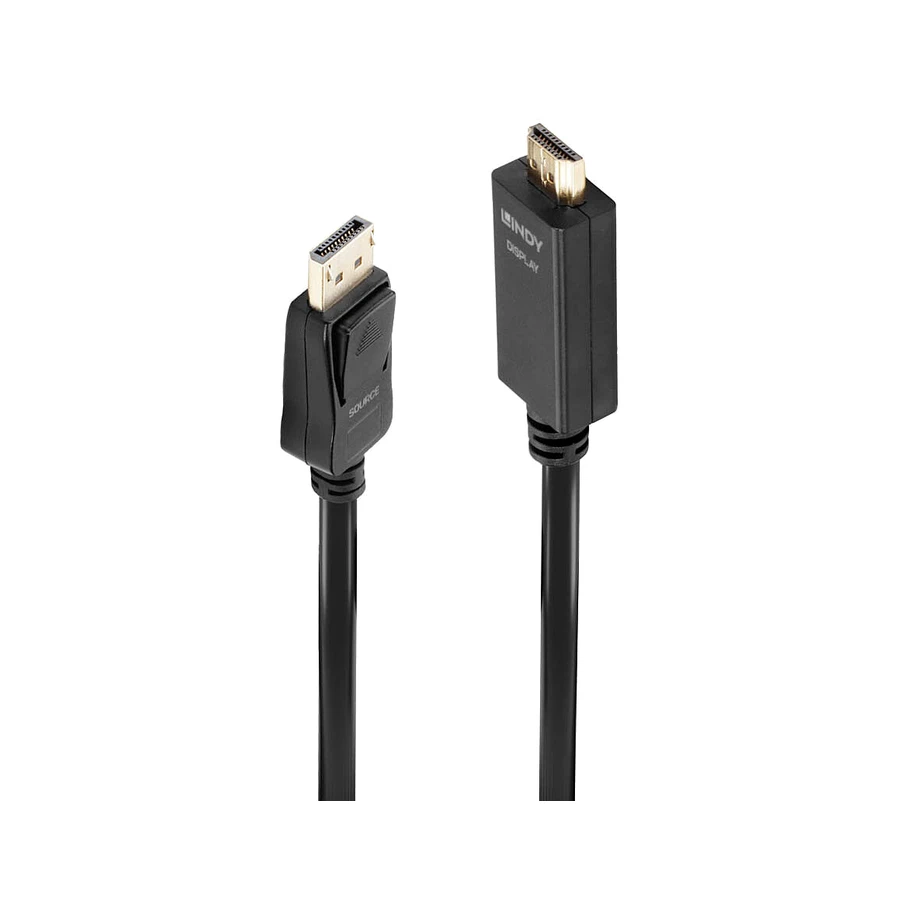 Lindy 2m DisplayPort to HDMI 10.2G Cable
