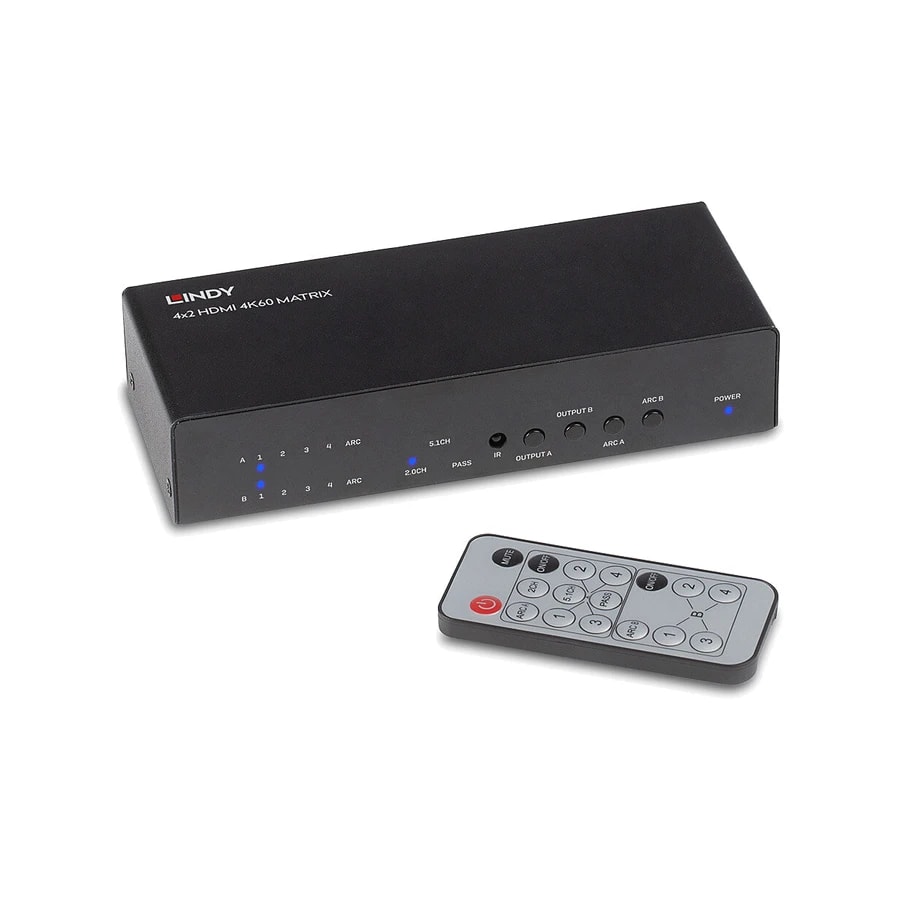 Lindy 4x2 HDMI 4K60 Matrix