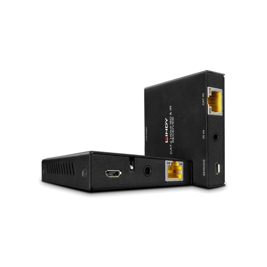 Lindy 50m Cat.6 HDMI 4K60 and IR Extender with PoC and Loop Out