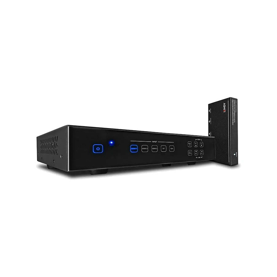 Lindy Presentation Switch Pro with 70m HDBaseT Extender