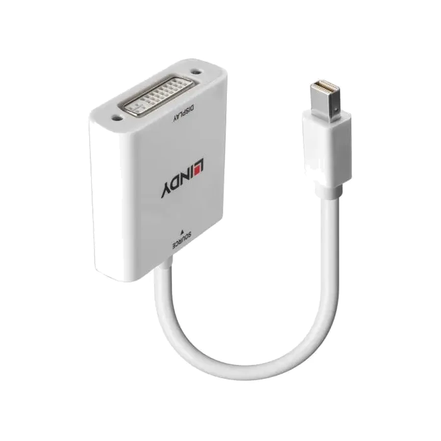 Lindy Mini DisplayPort to DVI Converter, product photo