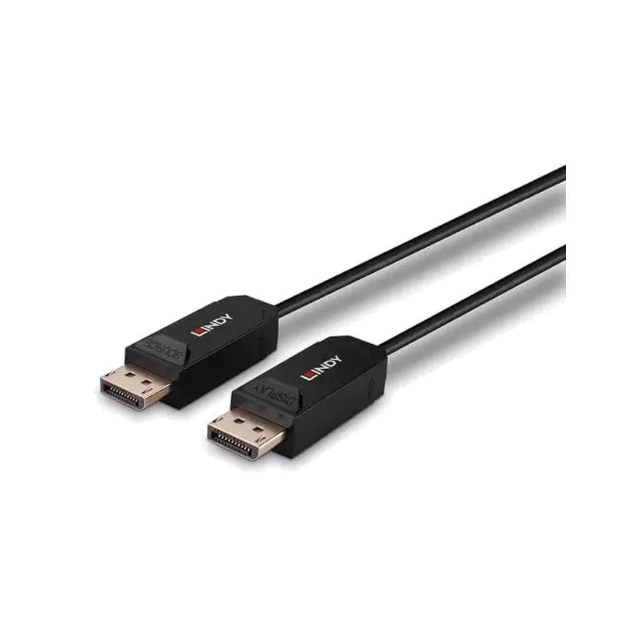 Lindy 30m Fibre Optic Hybrid DP 2.0 UHBR10 Cable, product photo