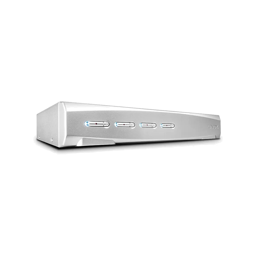 Lindy 4 Port DVI-I Single Link KVM Switch Pro